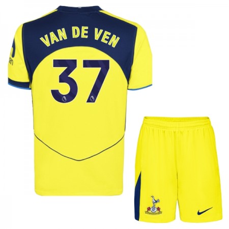 Maglia Tottenham Hotspur Van De Ven 37 Bambino Terza Divisa 2025-26